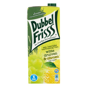 DubbelFrisss druif citroen 1,5ltr.