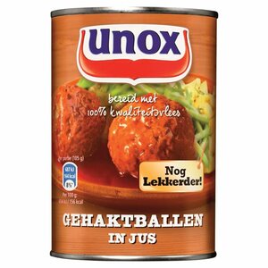 Unox Gehaktballen in jus